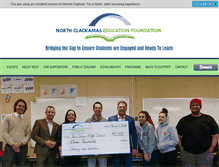 Tablet Screenshot of nc-foundation.org